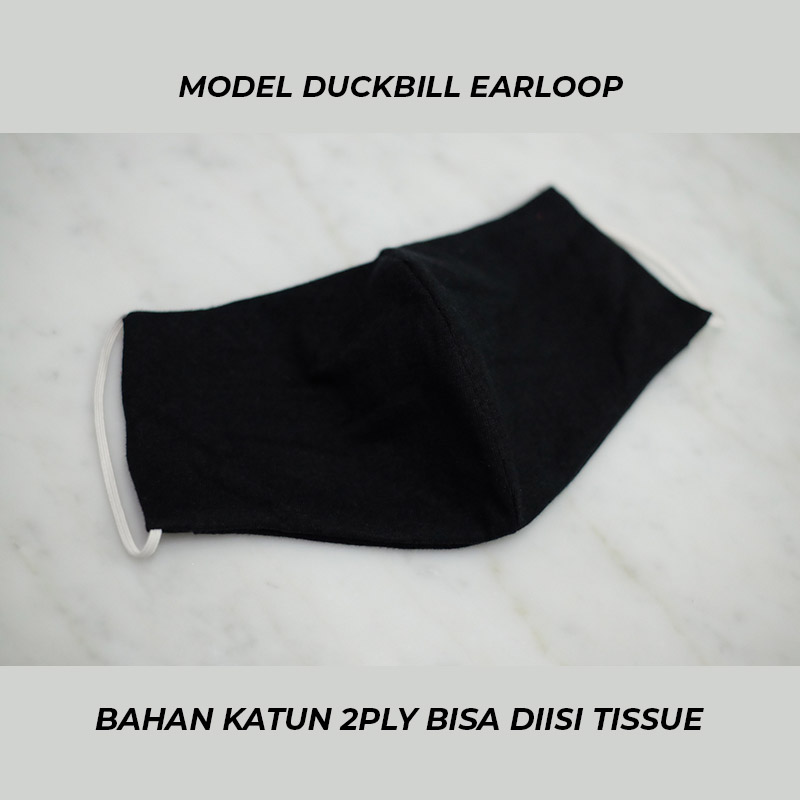 Masker Kain Duckbill Bisa Diisi Filter